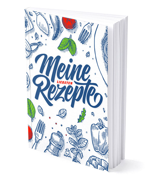 Rezeptbuch zum Selberschreiben