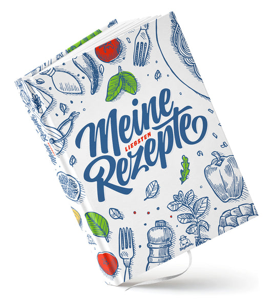 Rezeptbuch zum Selberschreiben